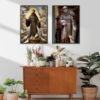 Quadro com moldura tradicional São Francisco de Assis 1 - Image 7