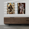 Quadro com moldura tradicional São Francisco de Assis 1 - Image 6