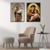 Quadro com moldura tradicional Santo Antônio 12 - Image 4