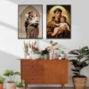 Quadro com moldura tradicional Santo Antônio 12 - Image 7