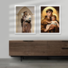 Quadro com moldura tradicional Santo Antônio 12 - Image 8