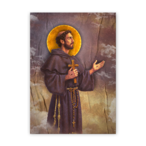 Quadro com moldura tradicional São Francisco de Assis 8