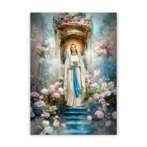 Placa decorativa Nossa Senhora Senhora de Fátima 5