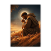 Quadro com moldura tradicional São Francisco de Assis 7