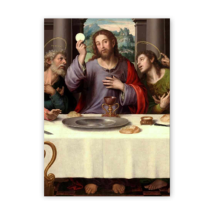 Placa decorativa Santa Ceia 2