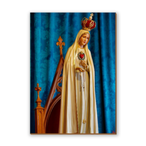 Placa decorativa Nossa Senhora Senhora de Fátima 2