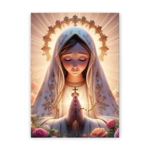 Placa decorativa Nossa Senhora Senhora de Fátima 6